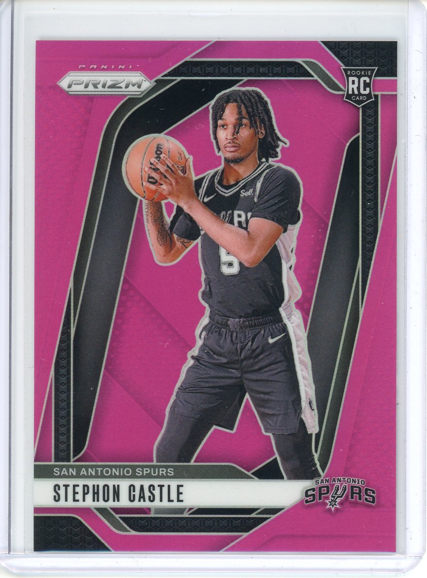 2024-25 Panini Prizm Stephon Castle Pink Prizm #053/249 RC