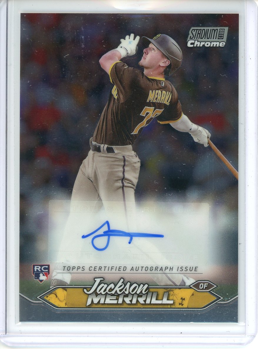 2024 Topps Stadium Club Chrome Jackson Merrill Auto Rookie SCCA-JME