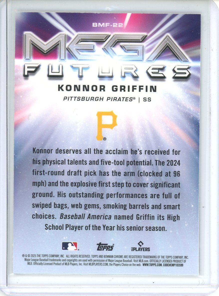 2025 Bowman Chrome Konnor Griffin Mega Futures Mojo BMF-22