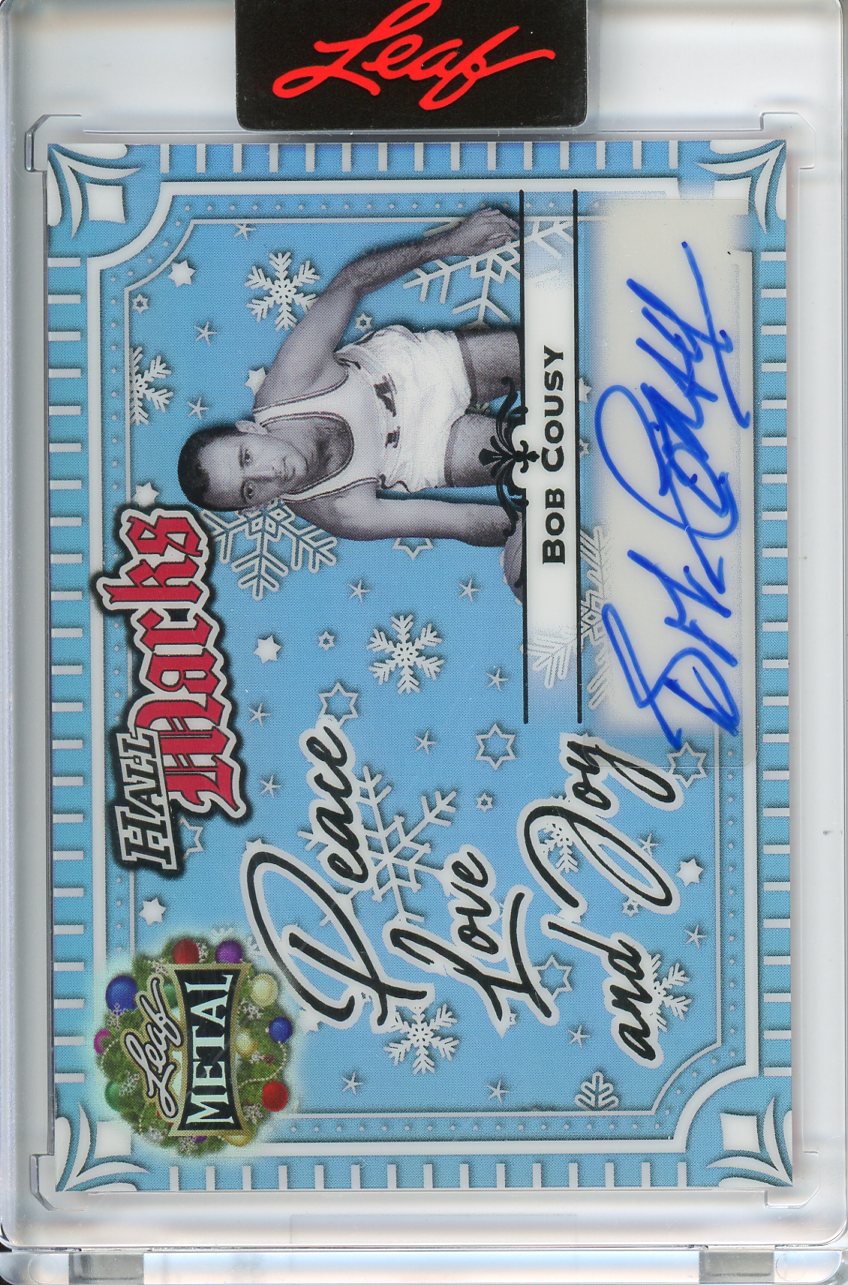 2025 Leaf Metal Holiday Bob Cousey Auto /3