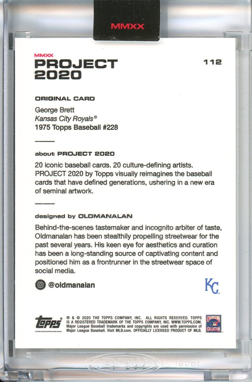 Topps Project 2020 George Brett #112