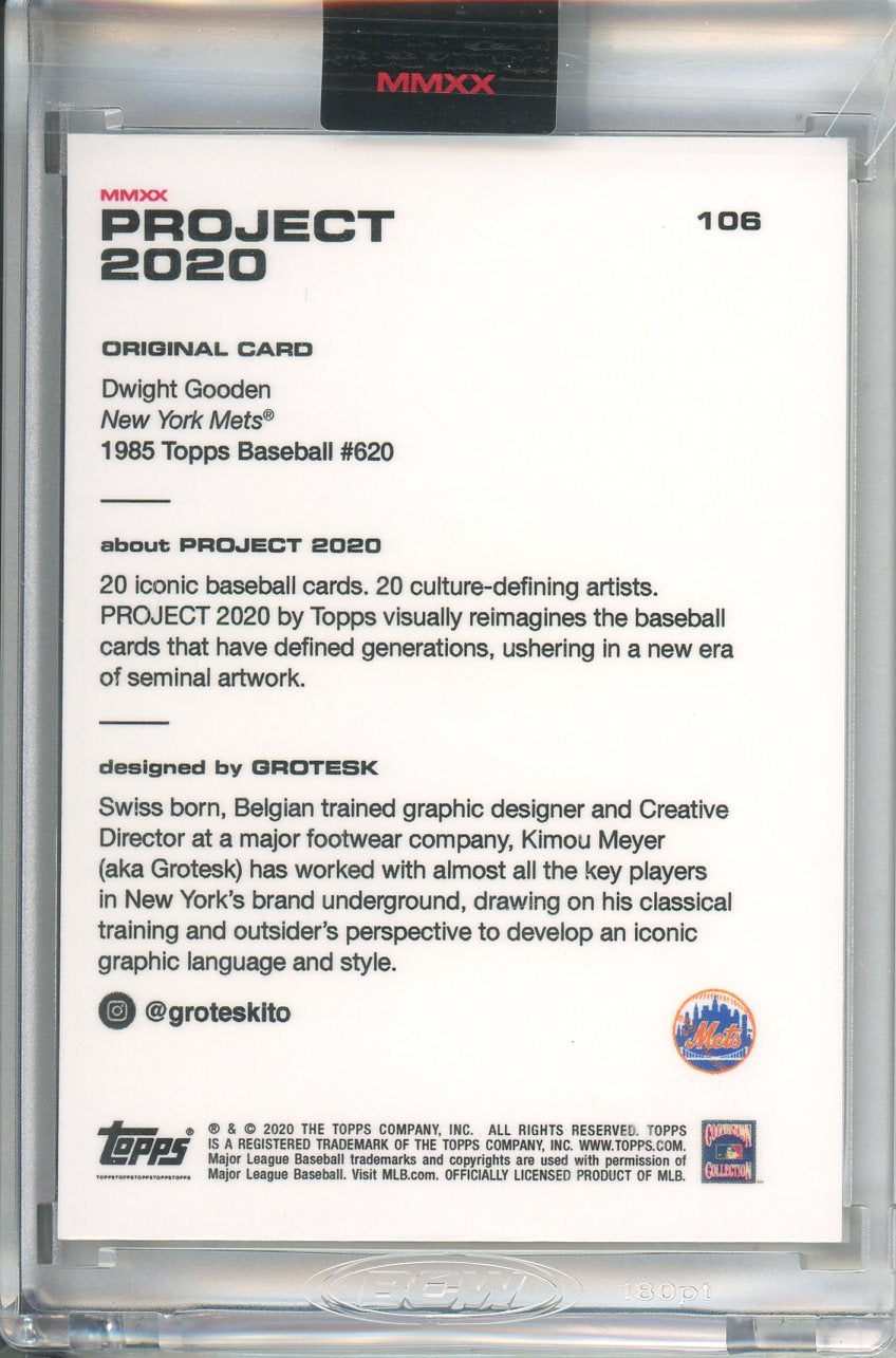 Topps Project 2020 Dwight Gooden #106