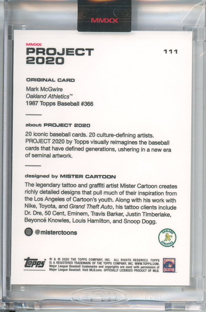 Topps Project 2020 Mark McGwire #111