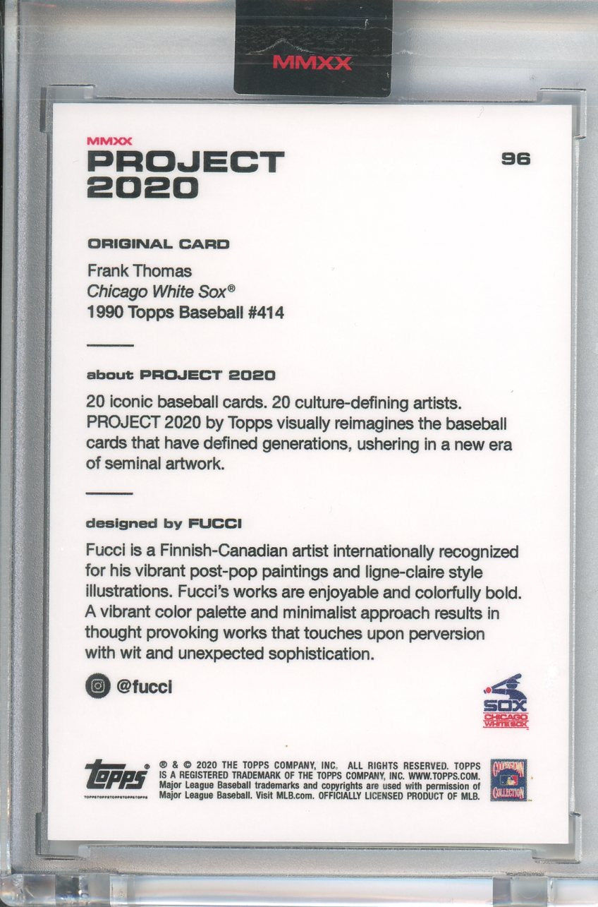 Topps Project 2020 Frank Thomas #96