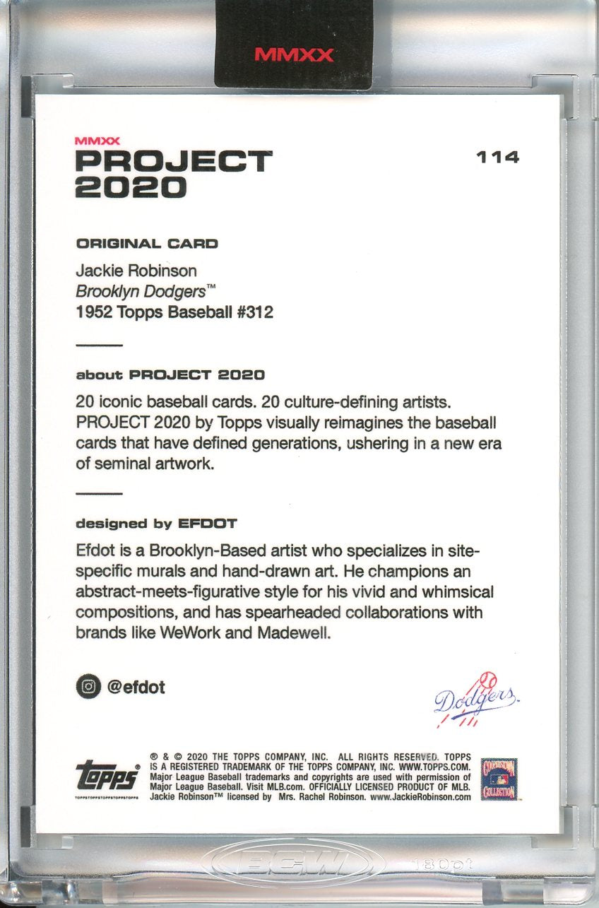 Topps Project 2020 Jackie Robinson #114