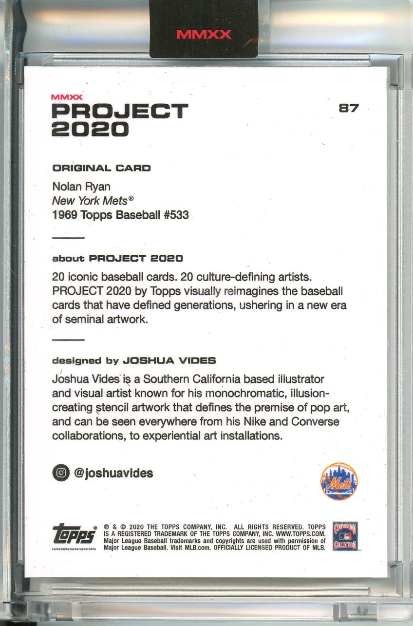Topps Project 2020 Nolan Ryan #87