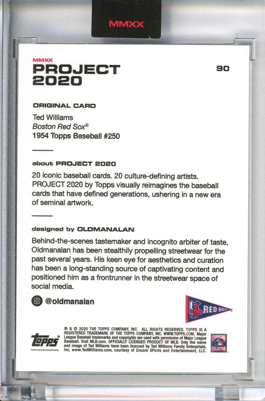 Topps Project 2020 Ted Williams #90
