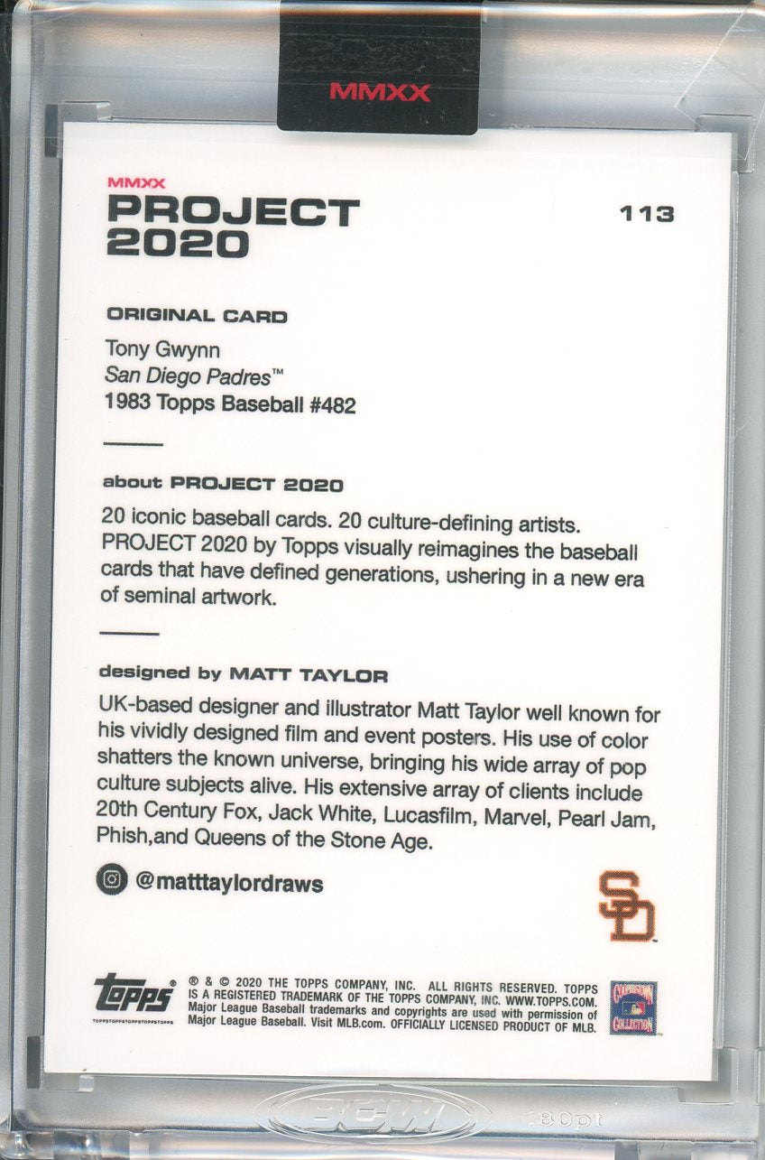 Topps Project 2020 Tony Gwynn #113