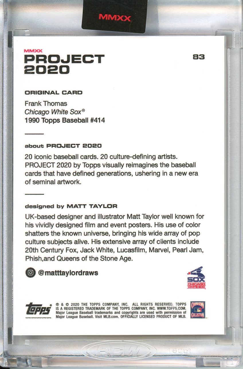 Topps Project 2020 Frank Thomas #83