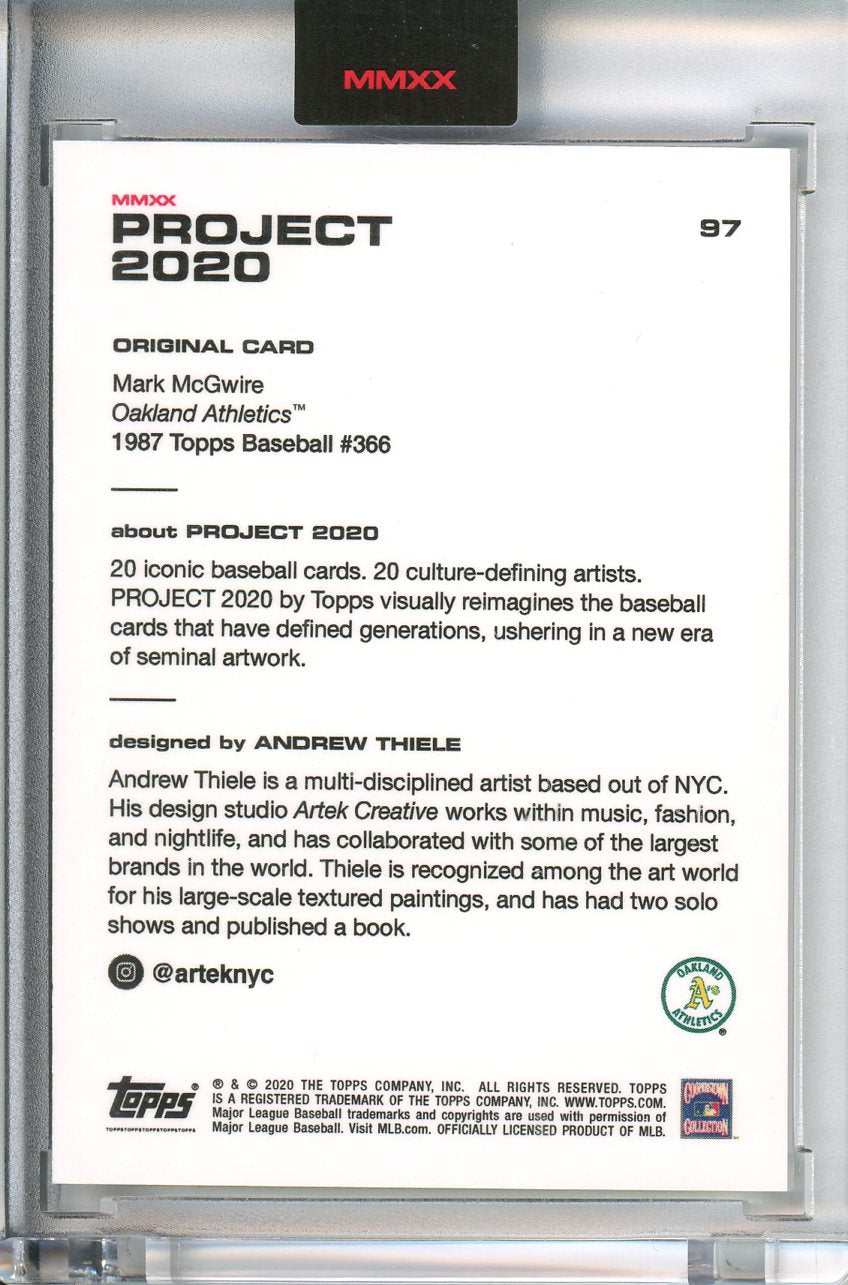 Topps Project 2020 Marc Mcgwire #97