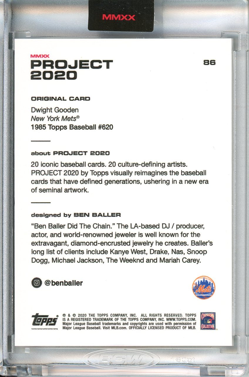 Topps Project 2020 Dwight Gooden #86