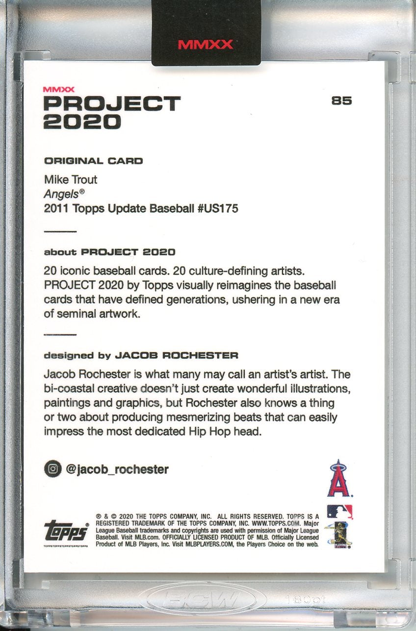 Topps Project 2020 Mike Trout #85
