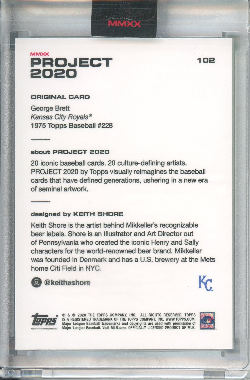 Topps Project 2020 George Brett #102