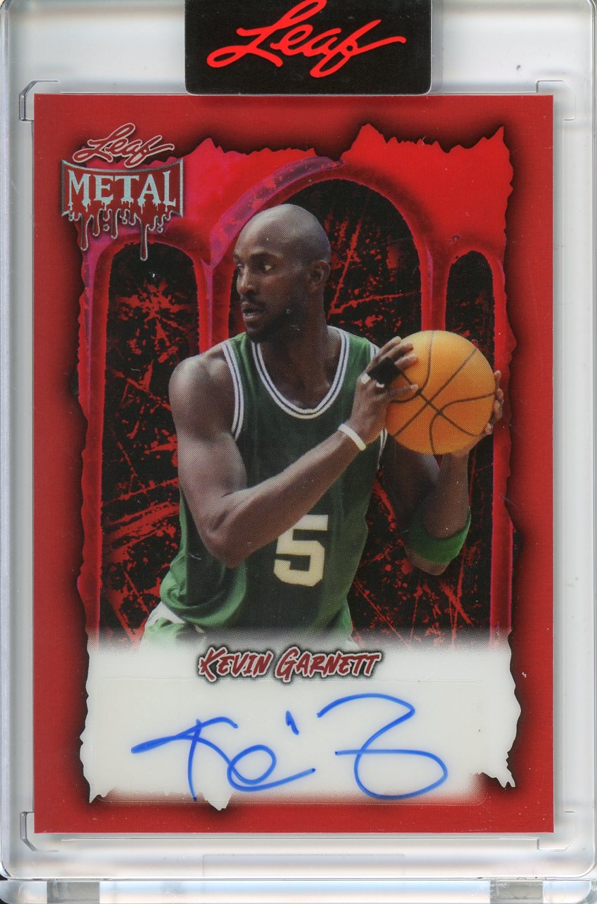2025 Leaf Metal Halloween Kevin Garnett Auto /13
