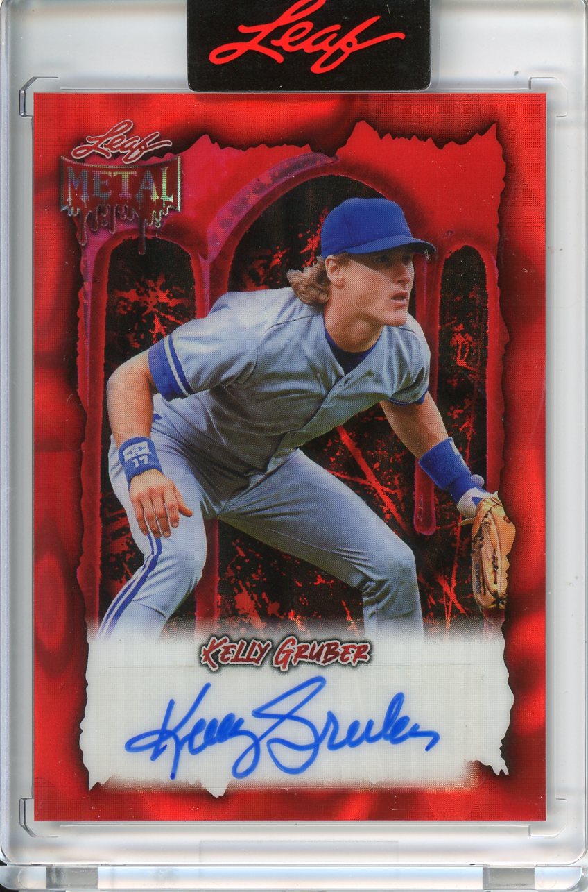 2025 Leaf Metal Halloween Kelly Gruber Auto /13