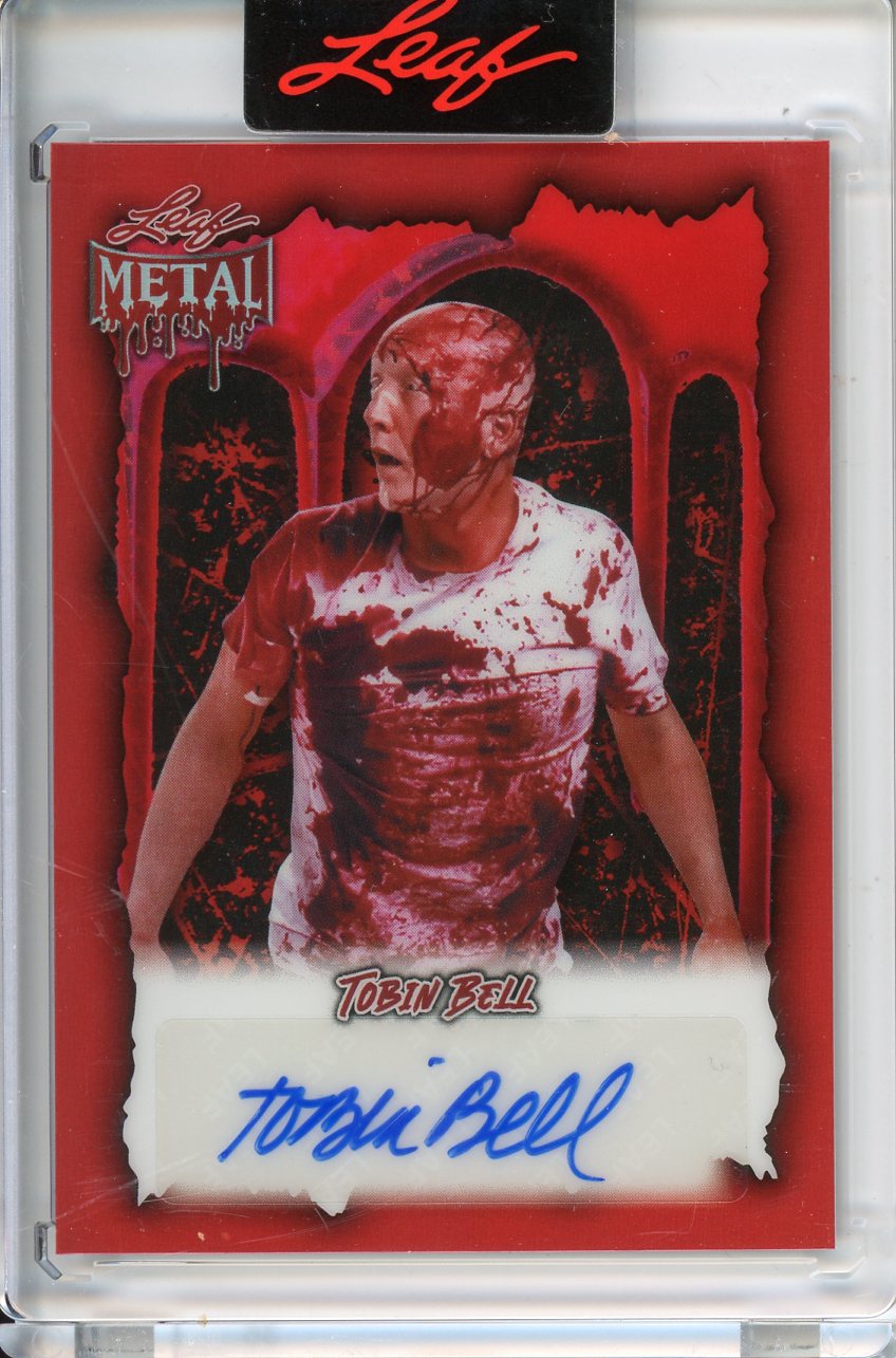 2025 Leaf Metal Halloween Tobin Bell Auto /13