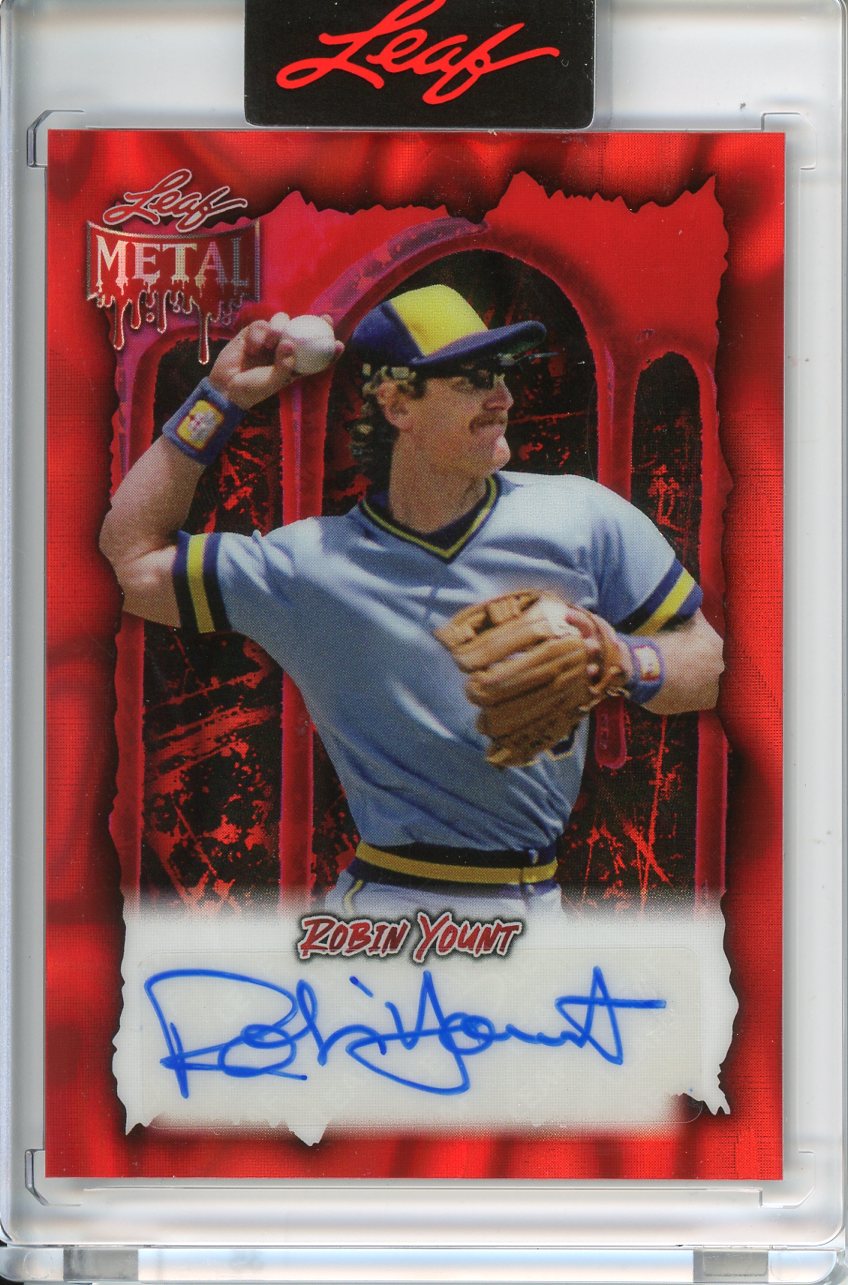 2025 Leaf Metal Halloween Robin Yount Auto /13