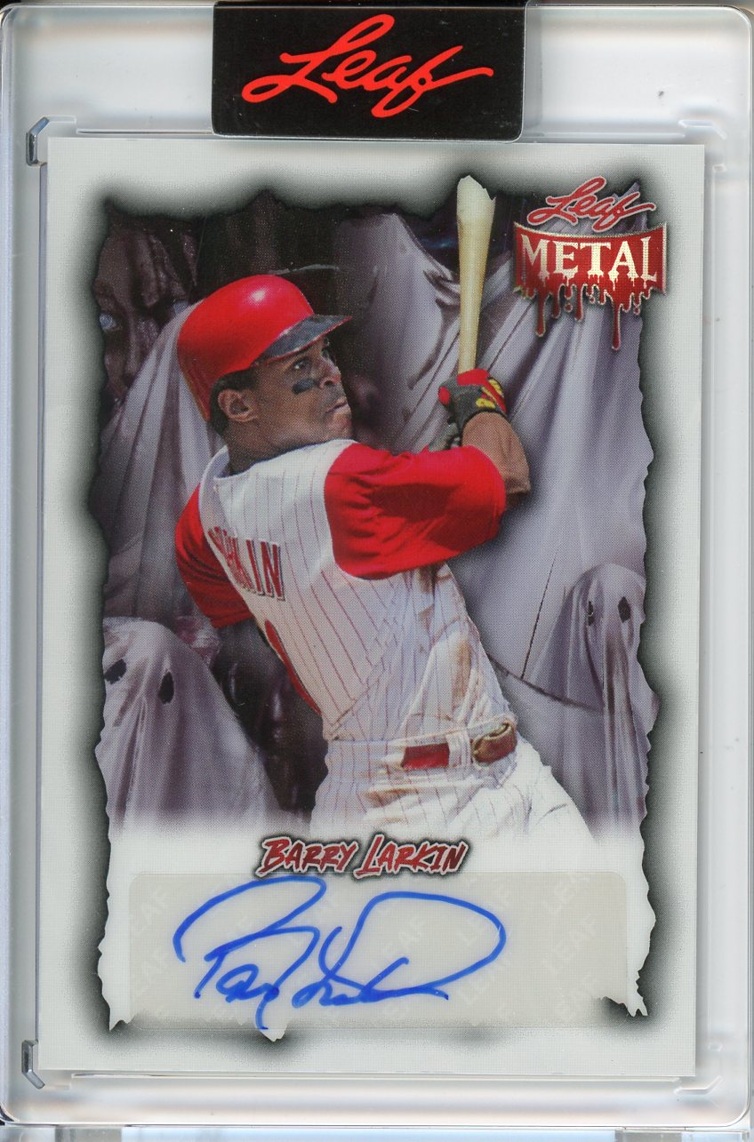 2025 Leaf Metal Halloween Barry Larkin Auto /5