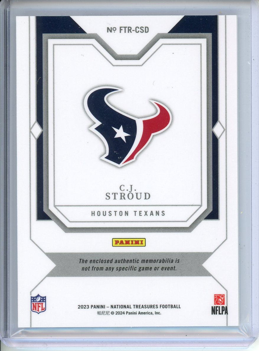2023 Panini National Treasures C.J. Stroud Franchise Treasures Patch 15/25 #FTR-CSD