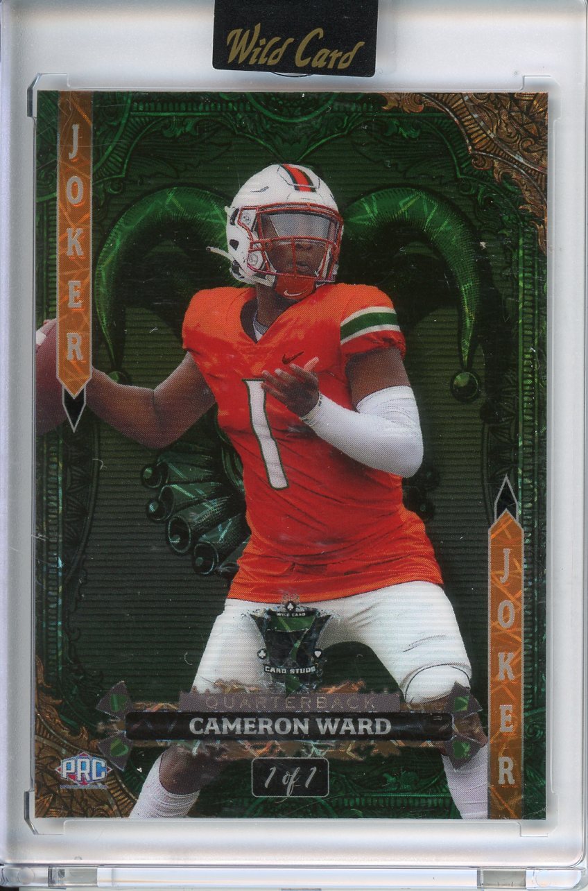 2024 Wild Card Cameron Ward 1 of 1 P7CJ-CW