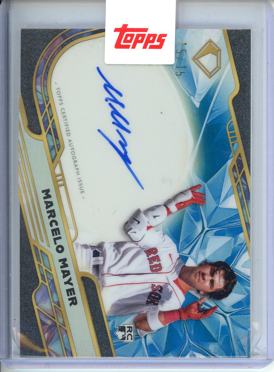 2025 Topps Marcelo Mayer Autograph 15/15 Diamond Icons ACC-MM