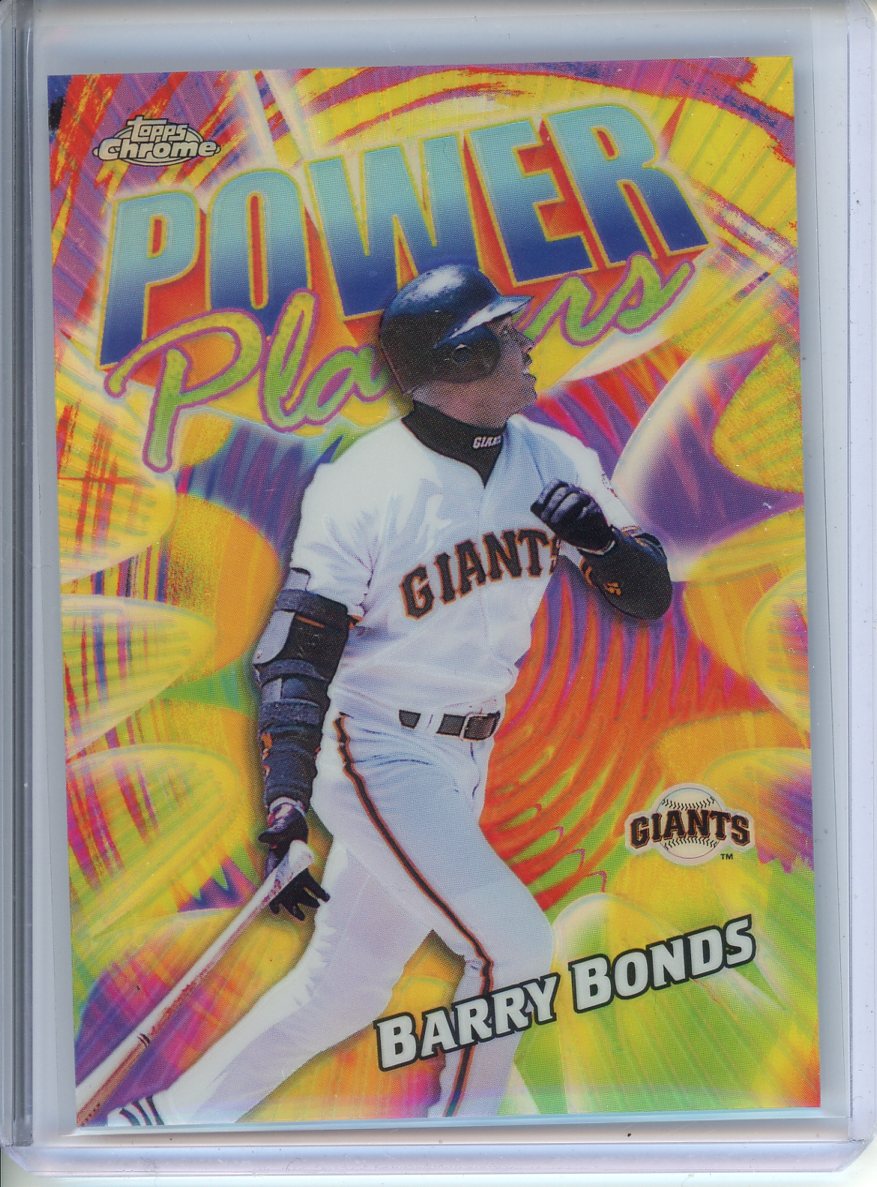 2000 Topps Chrome Barry Bonds Power Players Barry Bonds P5 REF