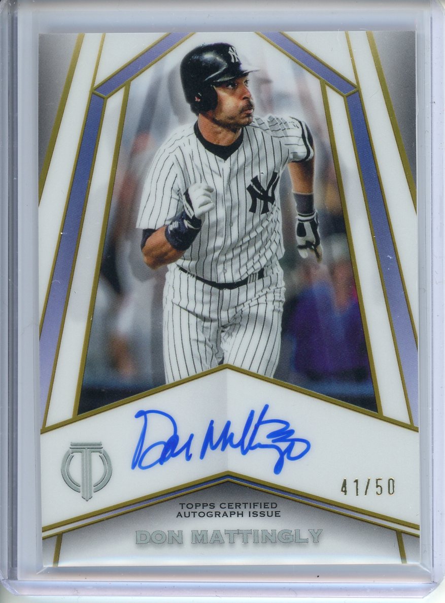 2026 Topps Don Mattingly Autograph 41/50 PTGA-DM