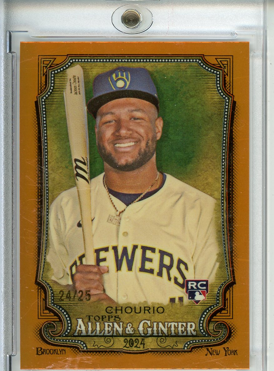 2026 Topps Allen & Ginter Jackson Chourio Orange Chrome 24/25