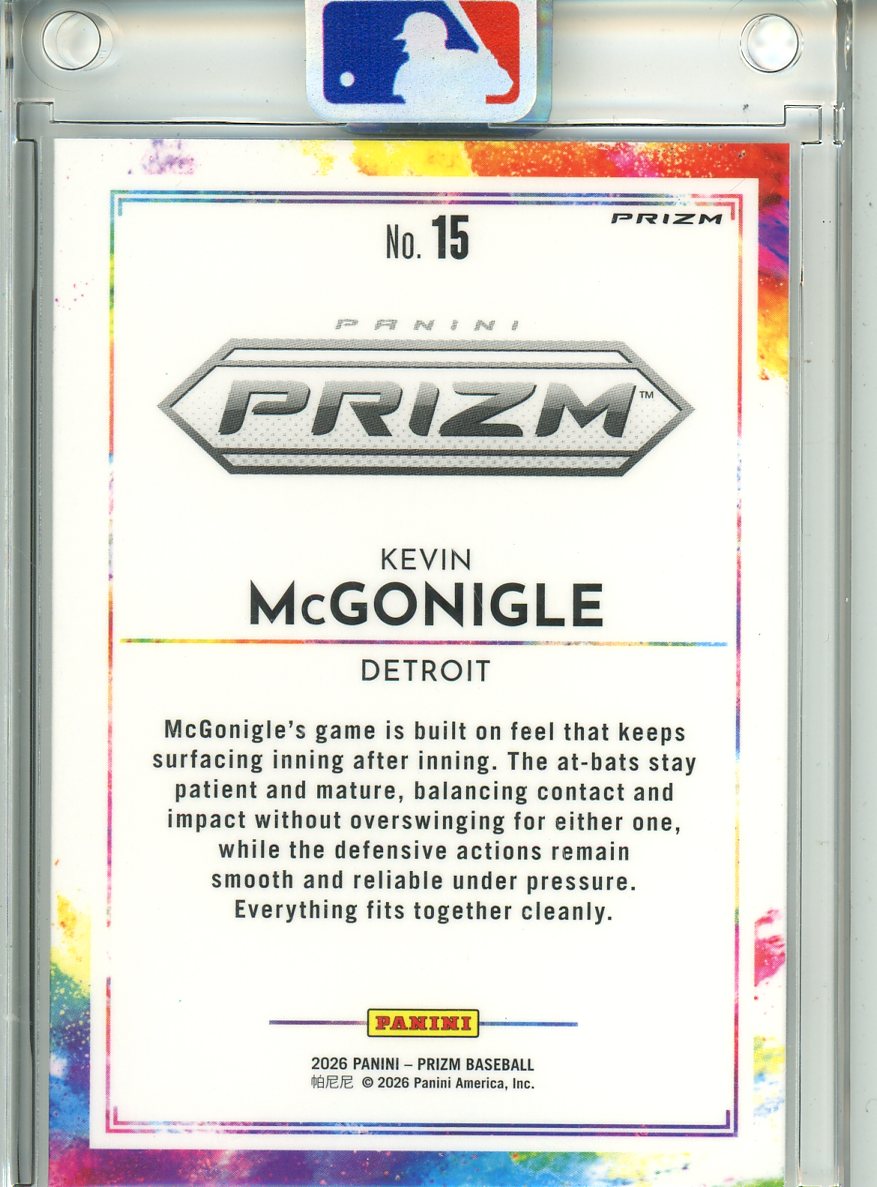 2026 Panini Kevin McGonigle Color Blast #15
