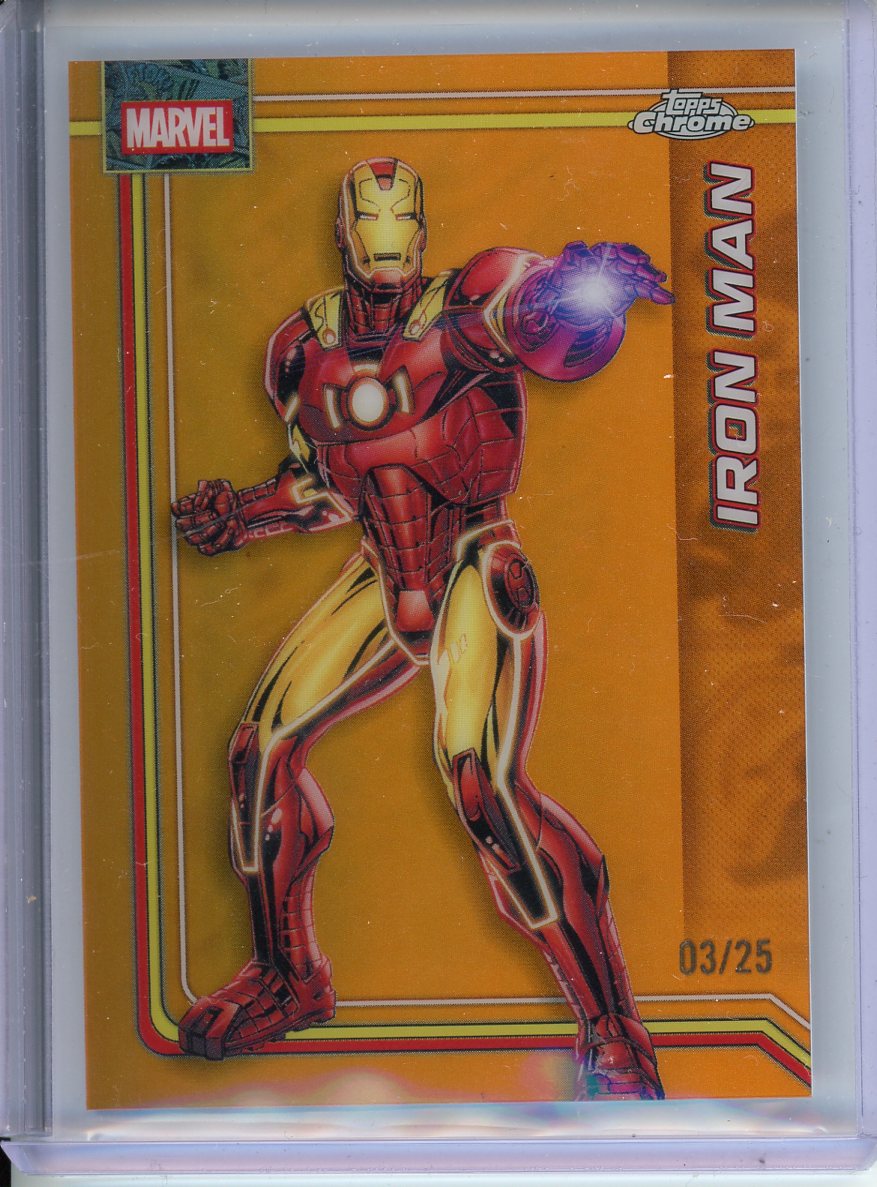2026 Topps Iron Man Orange 03/25 #057