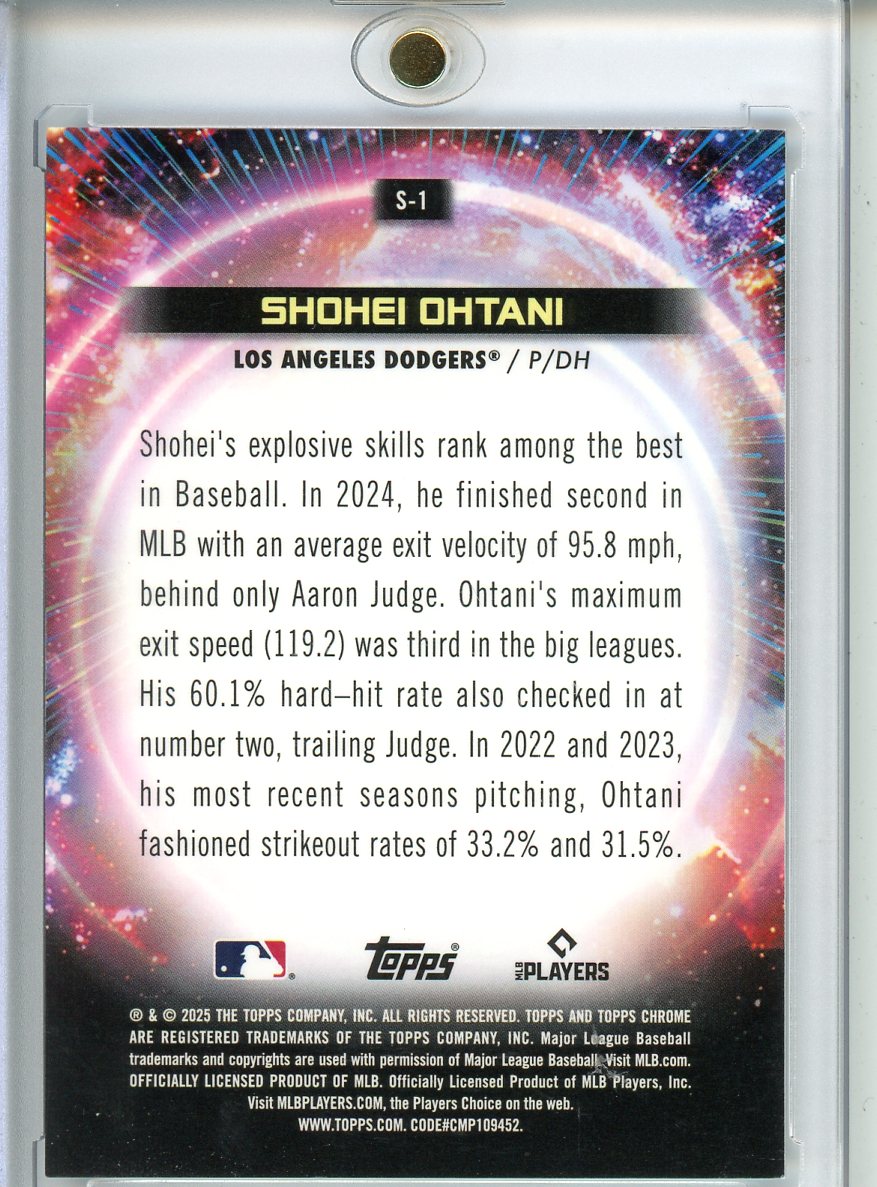 2025 Topps Chome Cosmic Ohtani Supernova