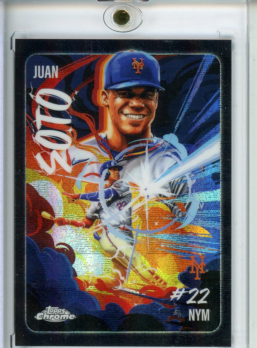 2026 Topps Chrome Juan Soto Ultra Violet UV-4