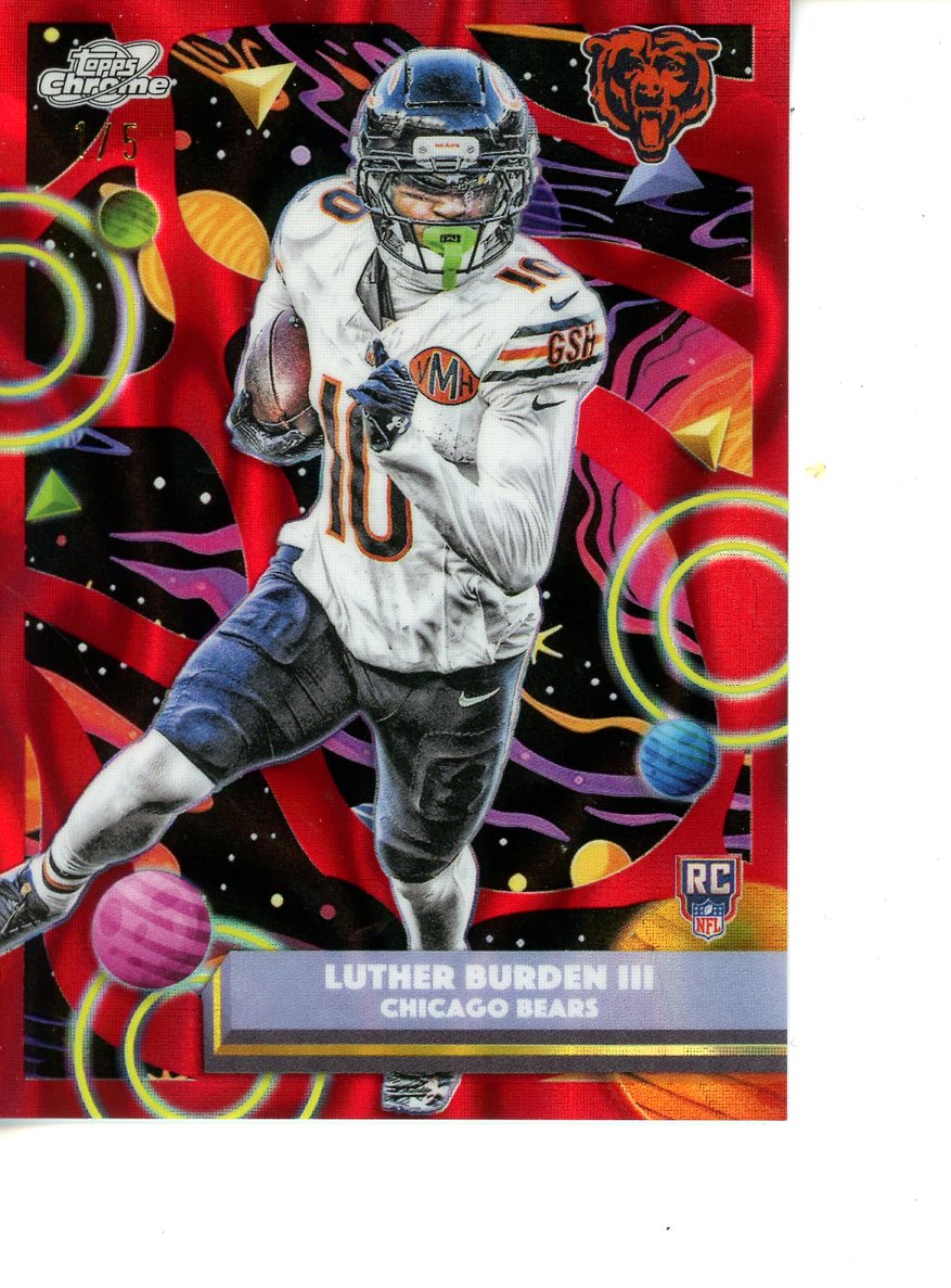 2025 Topps Cosmic Luther Burden III 1/5 Red #117