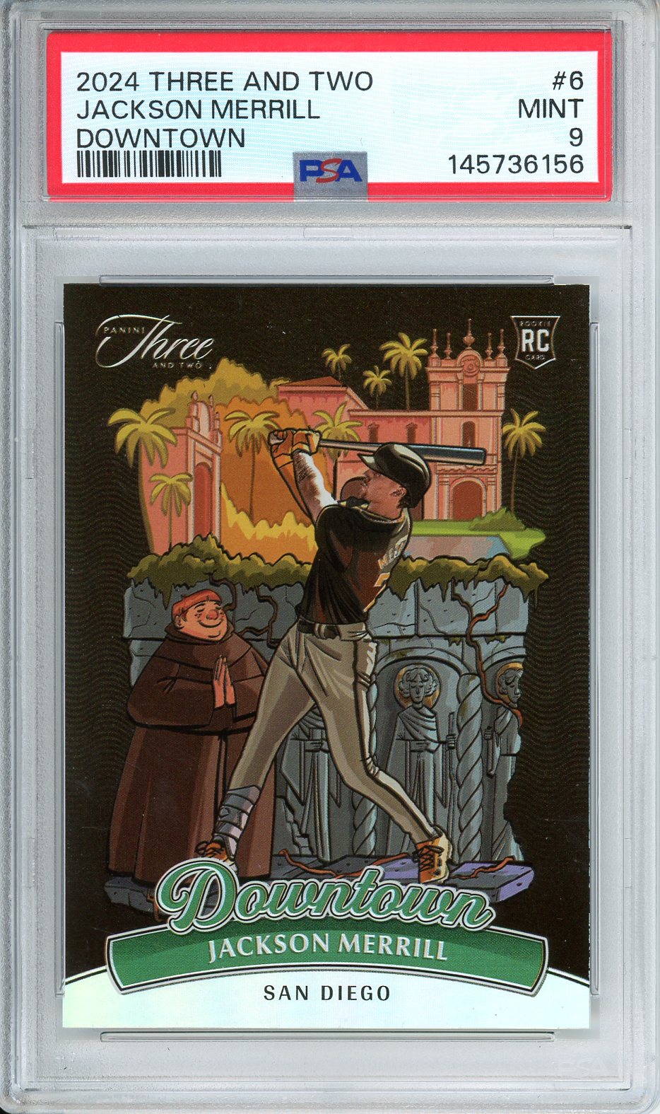 2024 Three and Two Jackson Merrill Downtown #6 PSA 9