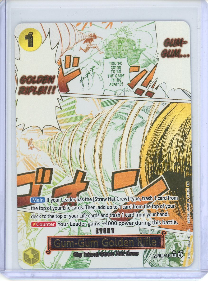 One Piece Gum-Gum Golden Rifle OP15-116