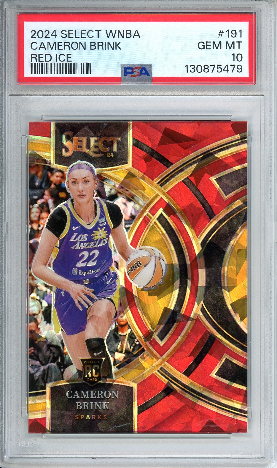 2024 Select WNBA Cameron Brink Red Ice
