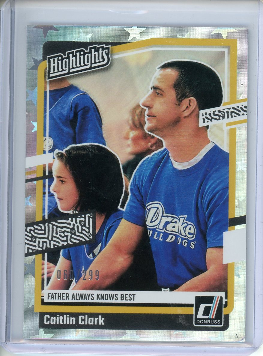 2024 Panini Caitlin Clark Collection Caitlin Clark Highlights /299 No. H2