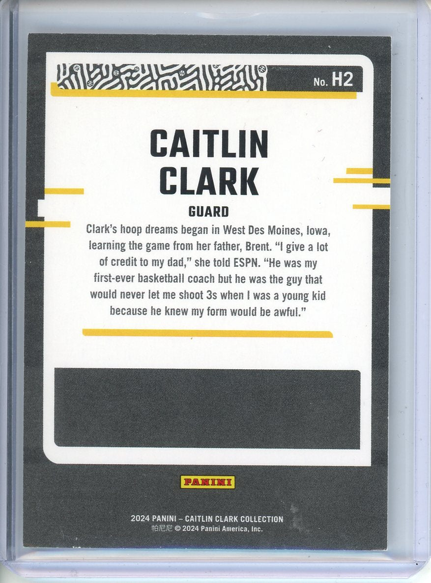 2024 Panini Caitlin Clark Collection Caitlin Clark Highlights /299 No. H2