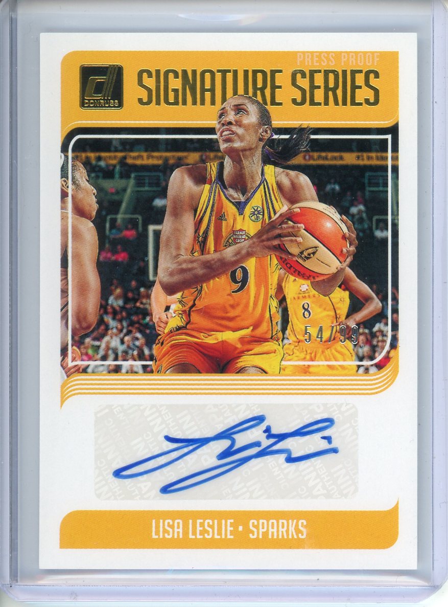 2019 Donruss WNBA Lisa Leslie Signature Series Auto /99