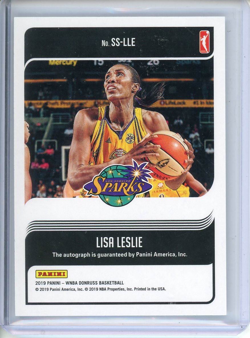 2019 Donruss WNBA Lisa Leslie Signature Series Auto /99