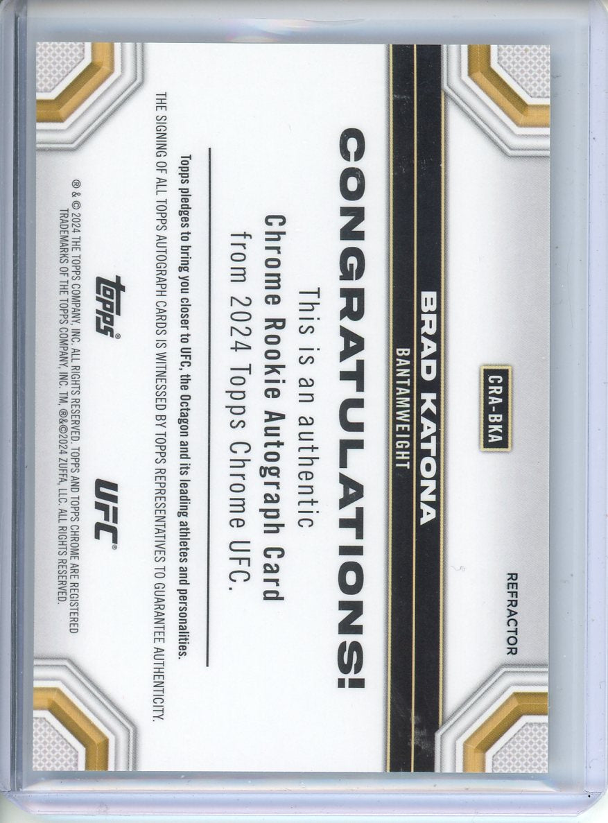 2024 Topps Chrome Brad Katona Autograph REF CRA-BKA