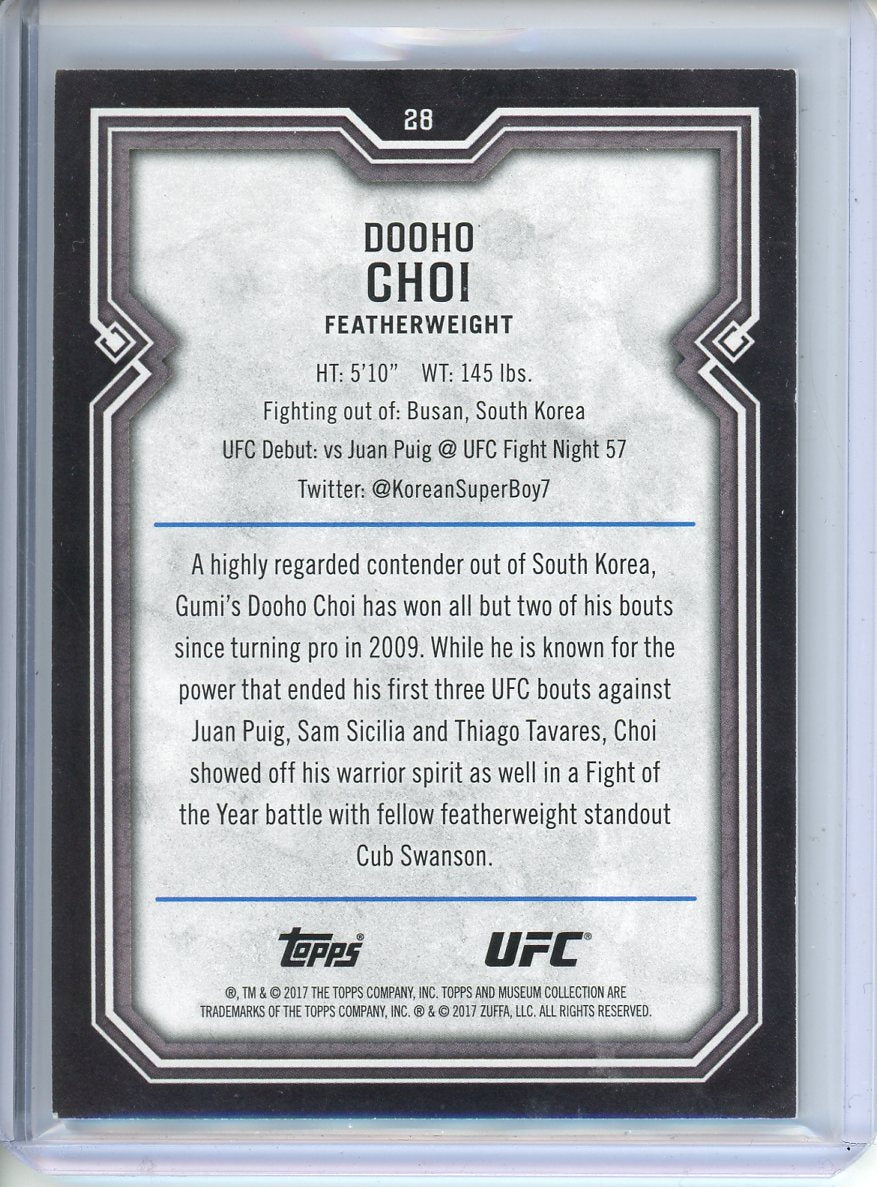 2017 Topps Museum Collection Dooho Choi /75 Rookie
