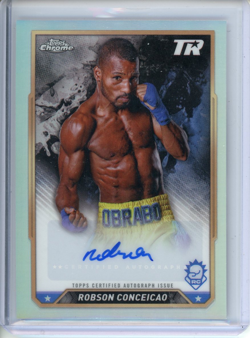 2024 Topps Chrome Boxing Robson Conceicao Auto Refractor