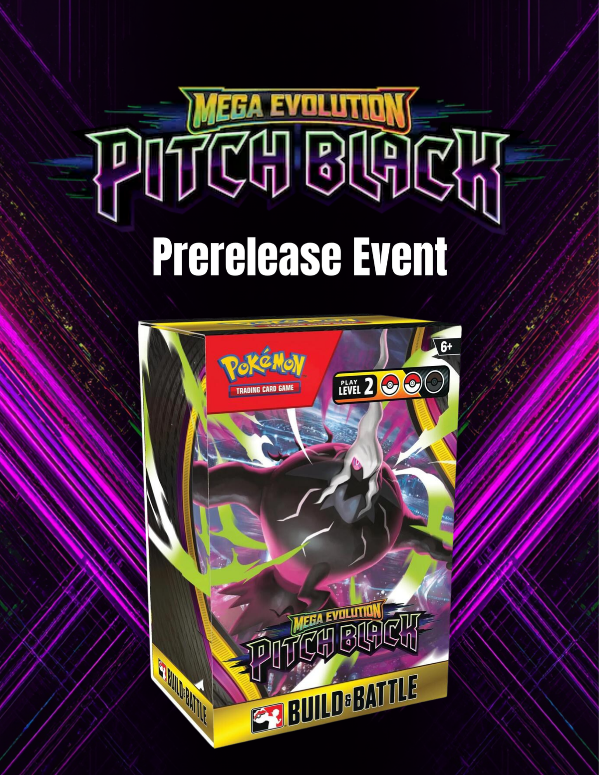 Pokemon Pitch Black Prerelease Event 7/9