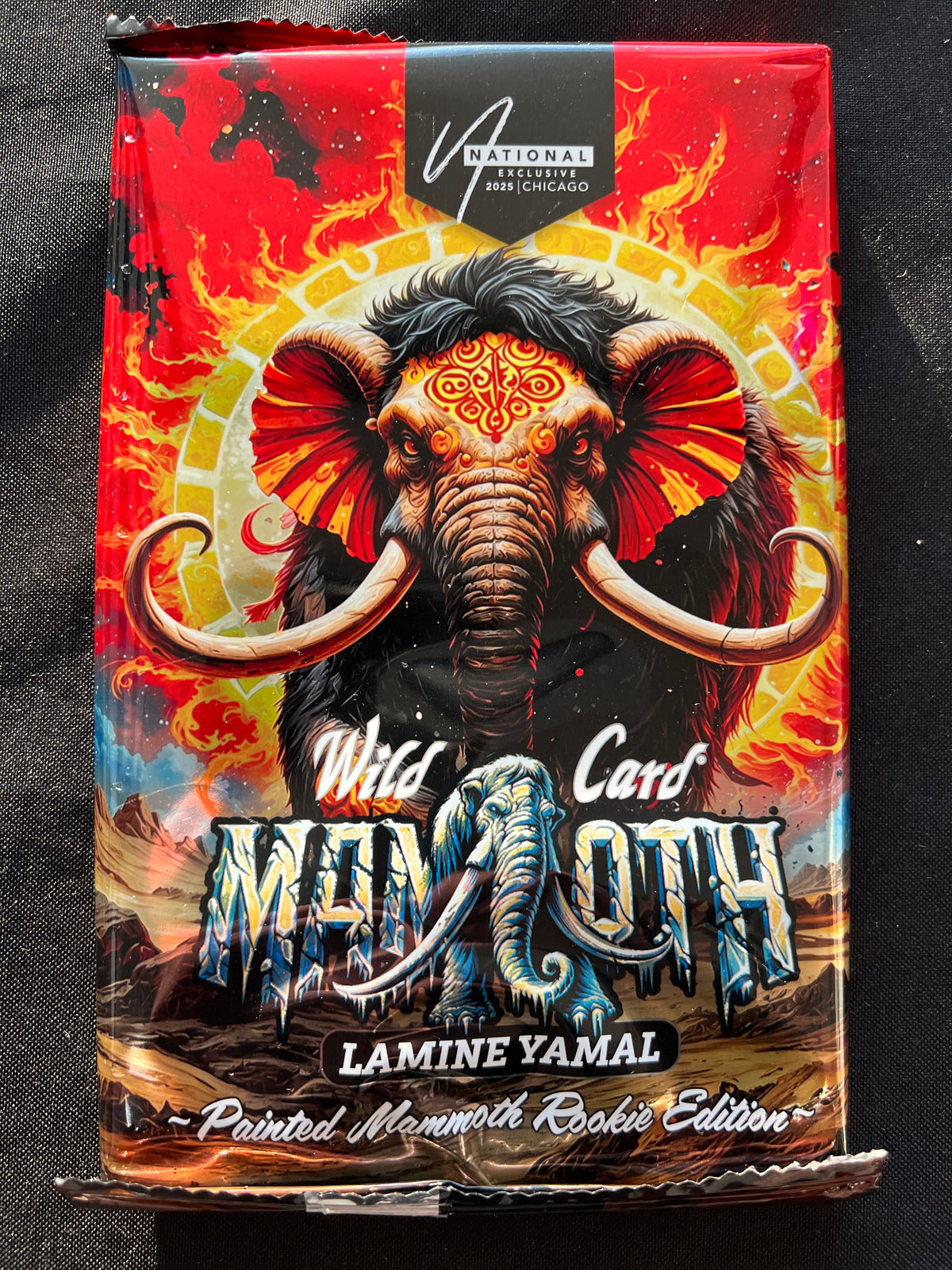 2025 Wild Card Mammoth Lamine Yamal Painted Mammoth Rookie Edition Build-A-Brick Pack NSCC Exclusive