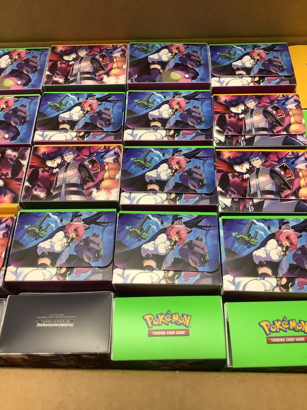 Pokémon Cyrus/Klara Empty Deck Box Lot of 63 Mixed Lot