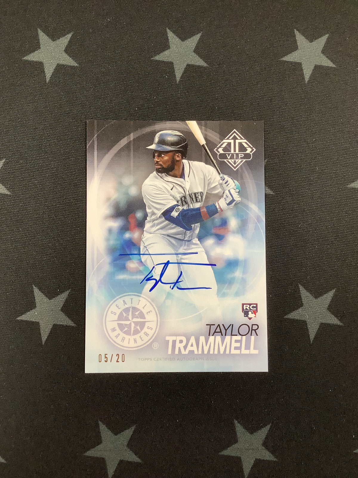 2021 TOPPS TRANSCENDENT VIP PARTY TAYLOR TRAMMELL ROOKIE AUTO /20