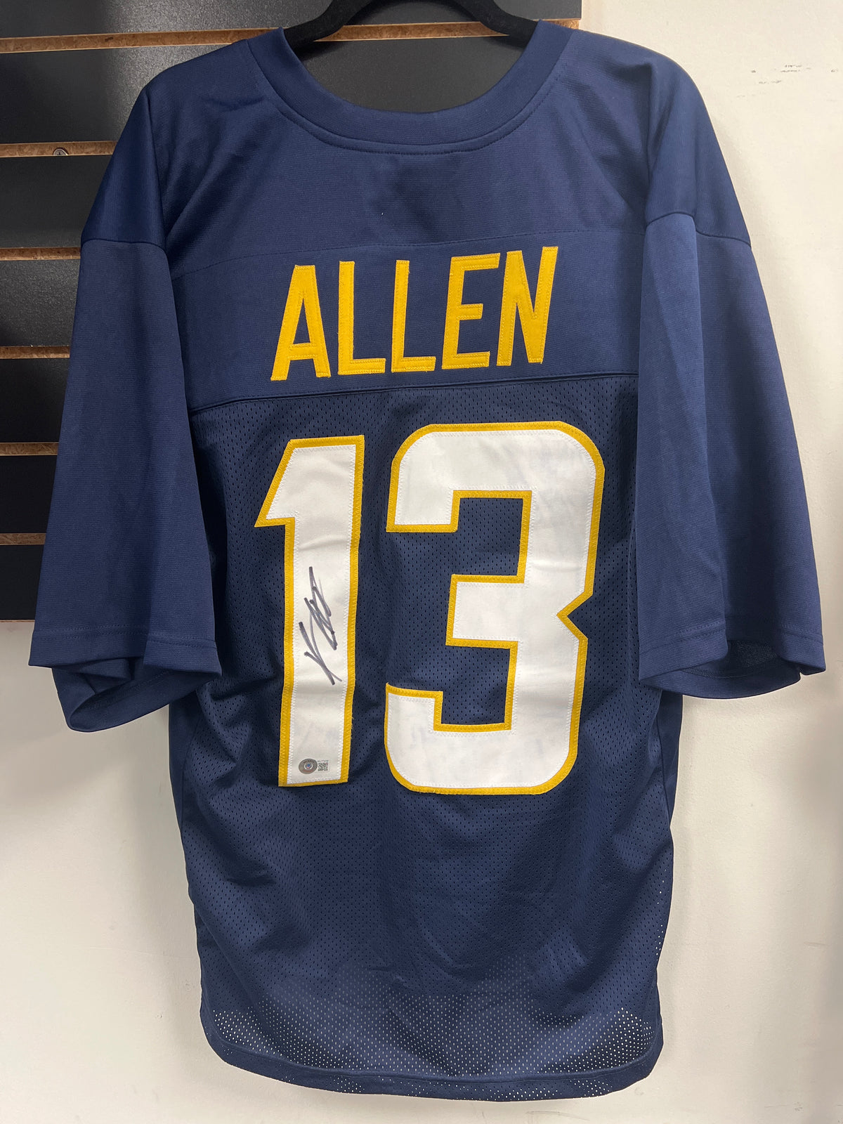 Keenan Allen Signed Custom Jersey - Beckett Certified