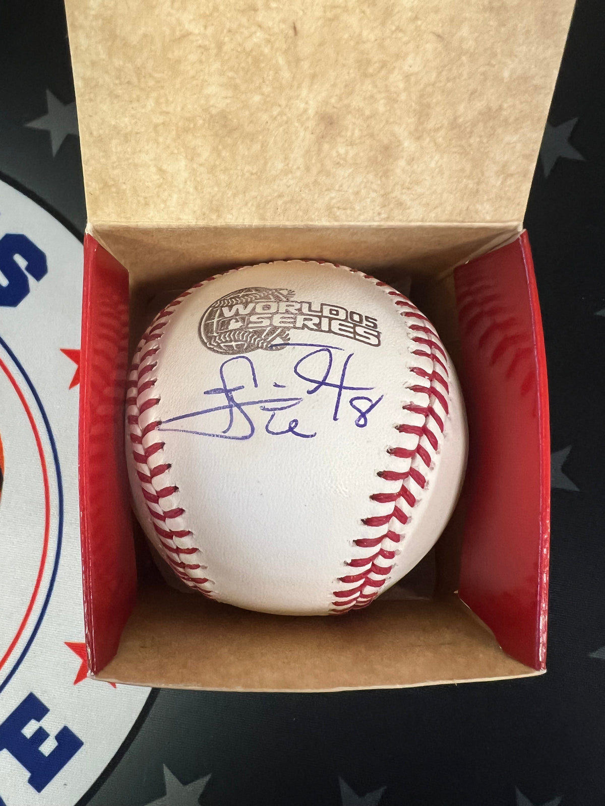 Carl Everett Autographed 05 Baseball w/ JSA COA
