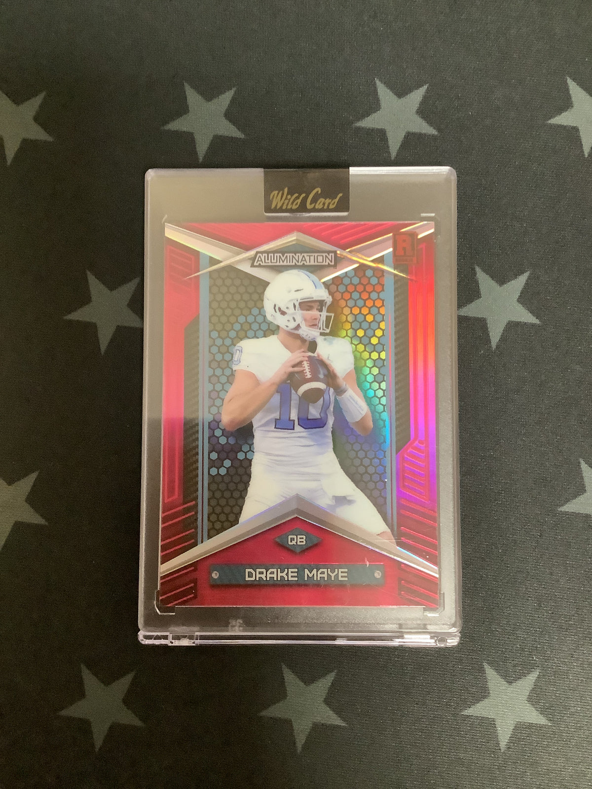 2023 Wild Card Alumination Drake Maye Rookie #BC-DM Pink 3/5